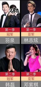 歌手历届冠亚季军排名 歌手们的辉煌旅程回顾